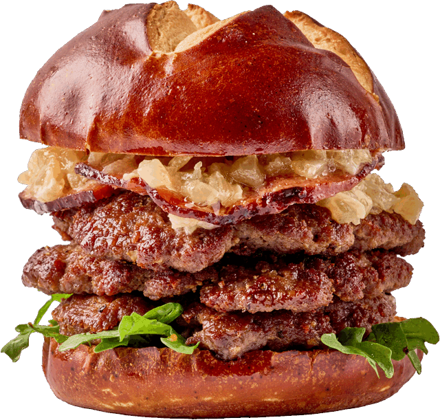 Capas triple stack burger